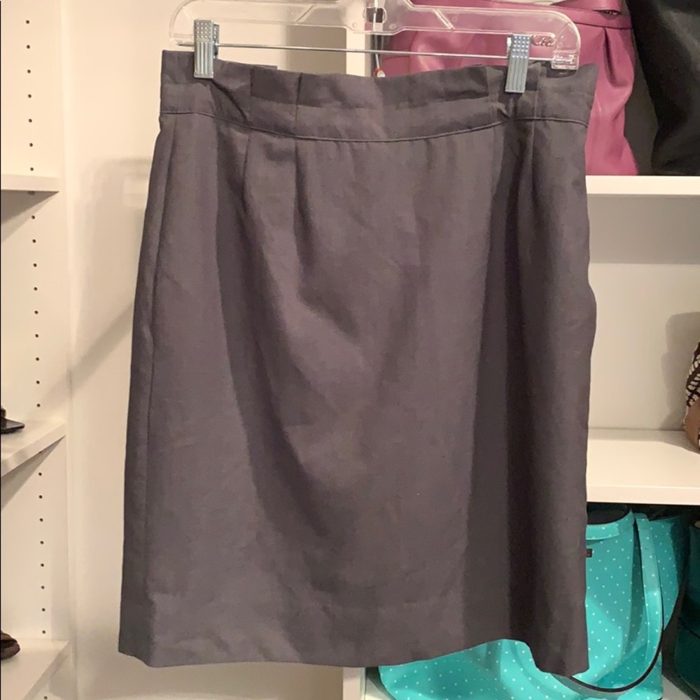 Saks Fifth Avenue grey career skirt size 8